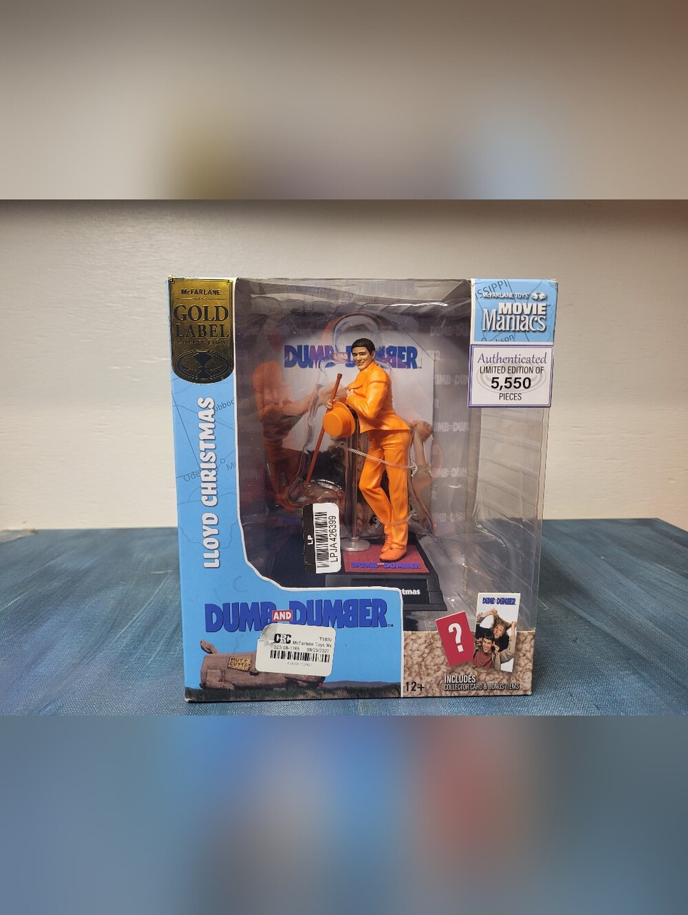McFarlane Dumb & Dumber Lloyd Christmas Figure Gold Label Edition Limited 5500